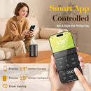 KITCHEKSHOP 14OZ SMART COFFEE MUG WARMER SELF-HEATING MUG HSC09K - BLACK - Like New