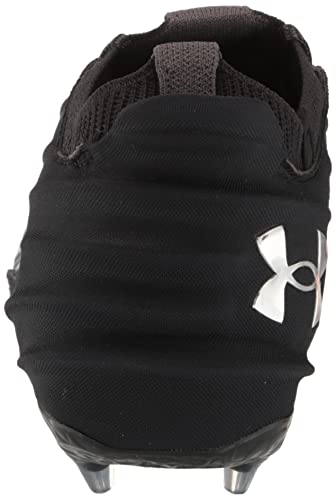 Under Armour Men's Blur Smoke 2.0 Molded Cleat Football Shoe Black/Black/Black New