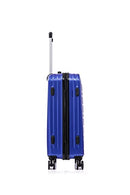 Rockland Irvine Hardside Spinner Wheel Luggage, Blue, 19", 23", 27" Like New