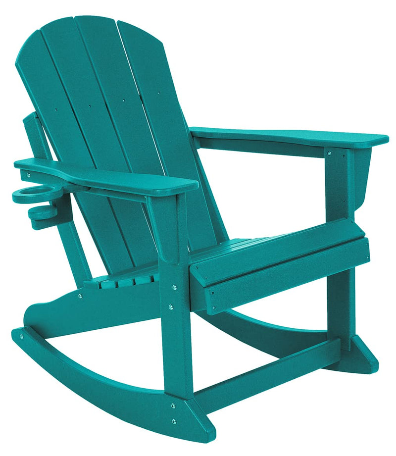 NAOCCA AdironDACK Rocking Chair Large NCC-ADRDRCKCHAIR - Blue - Like New