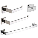 VELIMAX Premium Stainless Steel 4 Pieces Bathroom Hardware Accessories Set - Brand New