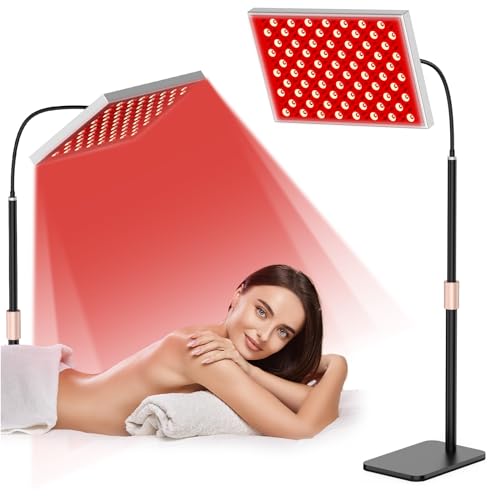 I-VENOYA Red Light Therapy for Body, Infrared, LED Light Therapy Lamp - Black - Like New
