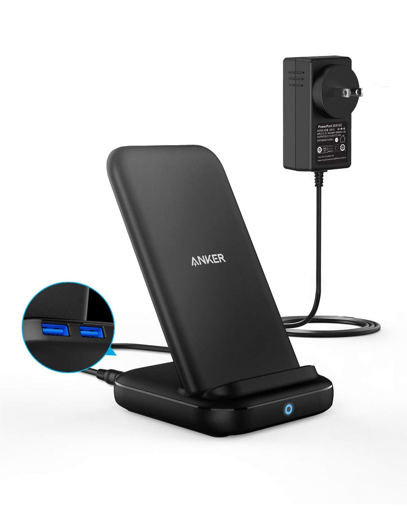 ANKER 3-IN-1 MULTI-DEVICE WIRELESS CHARGING STATION, POWERWAVE 10 STAND - Like New