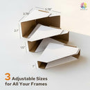 Mat Board Center 100-Pack Adjustable Cardboard Corner Protectors B082J7RDFB - Brand New