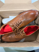 COLE HAAN MENS BROWN 10.5 LEATHER SHOE - BROWN - Like New