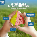 STEAM Life Speed Cube Set 8 Pack Magic Cube | Includes 3x3, 2x2, 4x4 Speed Cube - Like New