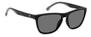 CARRERA UNISEX 8058/S 003/M9 MATTE BLACK FRAME GRAY LENS 56MM SQUARE SHAPE - Like New