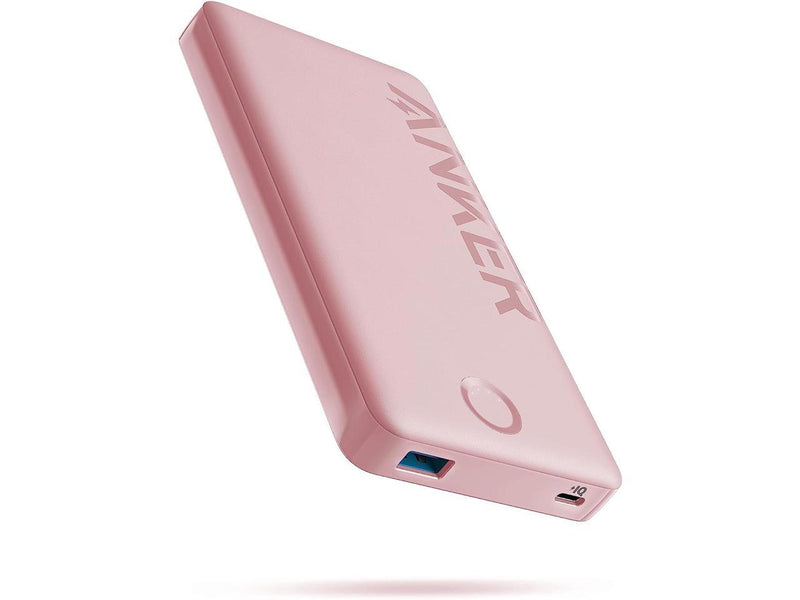 Anker 323 Power Bank, 10,000mAh Battery Capacity (No Cable/Charger) A1334 - Pink Like New