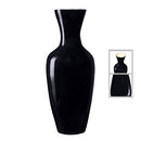 Villacera Handcrafted 18” Tall Black Bamboo Vase Decorative Jar Vase - NEW - Brand New