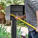 MAIL BOSS 7506 MAIL MANAGER CURBSIDE LOCKING SECURITY MAILBOX - BLACK - Like New