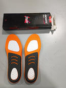 FEEL LIFE PLANTAR FASCIITIS RELIEF SHOE INSOLES ARCH SUPPORT SIZE S - ORANGE - Like New