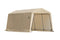 SHELTERLOGIC PEAK STYLE ROOF GARAGE CARPORT CANOPY FRAMES - SANDSTONE - Like New