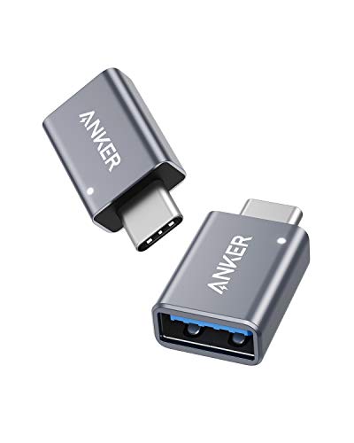 ANKER USB C ADAPTER 2 PACK HIGH-SPEED DATA TRANSFER - GRAY - Like New