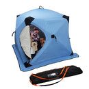 2-in-1 Portable Ice Fishing Shelter VISUTI Double Fabric Water-Repellent - Like New