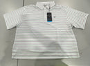CALLAWAY MEN'S SURPRISE POLO - SIZE: MEN XL - WHITE/GREEN/NAVY - Like New