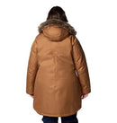 179975 Columbia Women's Suttle Mountain Long Insulated CAMEL BROWN SIZE XXL - Brand New