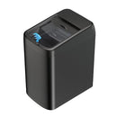 ELLO&ALLO GARBAGE CAN 13 GALLON WITH LID HIGH-CAPACITY STC-50-NSR - BLACK - Brand New