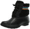 SPERRY MENS SHOES WOMEN'S SALTWATER SHERPA BOOT - SIZE WOMEN'S 8, RAINBOW BLACK - Like New