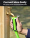 RAINDOT GARDEN HOSE 100FT, SWIVEL HANDLE, FLEXIBLE, 5/8" MALE TO FEMALE - GREEN - Like New