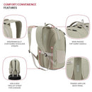 SWISSGEAR SHIELD LAPTOP BACKPACK 18.5"X12"X6" 1018414416 - SAGE GRAY - Like New