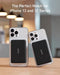 ANKER 521 WIRELESS MAGNETIC CHARGER 5000 mAh for IPHONE 13/12 A1619 - BLACK - Like New