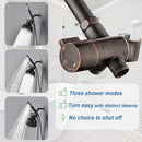 Uvish All Metal 3 Way Shower Diverter Valve, G1/2 73412V - Oil Rubbed Bronze - Like New