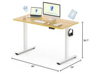 FLEXISPOT EN1 ONE-PIECE STANDING DESK 48"X24" SEAMLESS DESKTOP - MAPLE - Like New