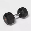 ALL IN MOTION HEX DUMBBELL 40LB - BLACK - Like New