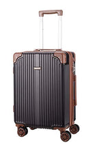 20 Carry On Spinner Luggage IHONEY ABS Expandable Trolley Case - Black - Like New