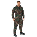 B0007LVA0G Rothco Insulated Coverall, Woodland Camo, 3X - Brand New