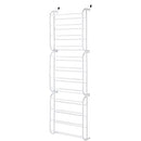 WHITMOR OVER THE DOOR SHOE RACK, 36 PAIR - WHITE - Like New