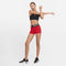 NIKE WOMEN'S BERMUDA SHORTS - SIZE L - RED - Brand New