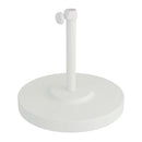 CALIFORNIA UMBRELLA 50LBS ROUND CONCRETE WEIGHTED POWDERCOATED - Scratch & Dent