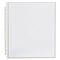 UNIVERSAL STANDARD SHEET PROTECTOR, 8.5"X11", CLEAR, NON-GLARE, 100/BOX - CLEAR - Brand New