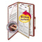 Smead Pressboard Classification File Folder, SafeSHIELD Fasteners, 1 Divider, 2" - Brand New