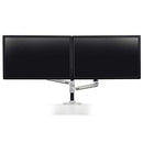 Ergotron – LX Vertical Stacking Dual Monitor Arm, VESA Desk - Scratch & Dent