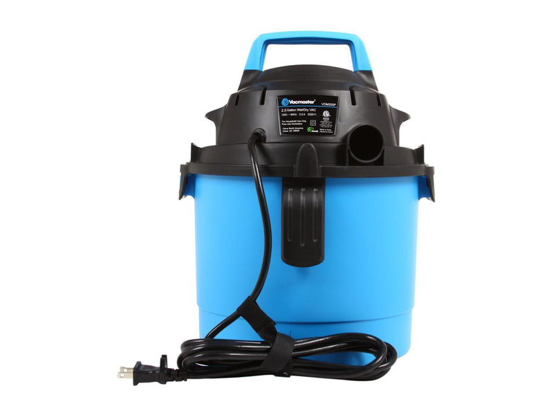 Cleva Vacmaster VOM205P 2.5 Gallon 1.75 HP Portable Wet Dry Vacuum