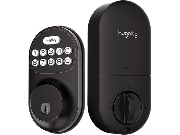 Hugolog Door Lock, Keyless Entry Door Lock, Electronic Deadbolt with Keypad,