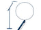 Cricut Bright 360 Ultimate LED Floor Lamp Indigo | D: 10.5in, W: 31–39in, H: