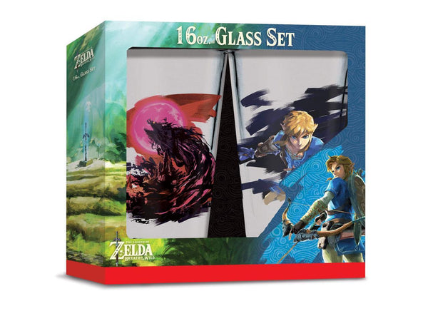 Official Legend of Zelda Glasses (16 oz, Set of 2)