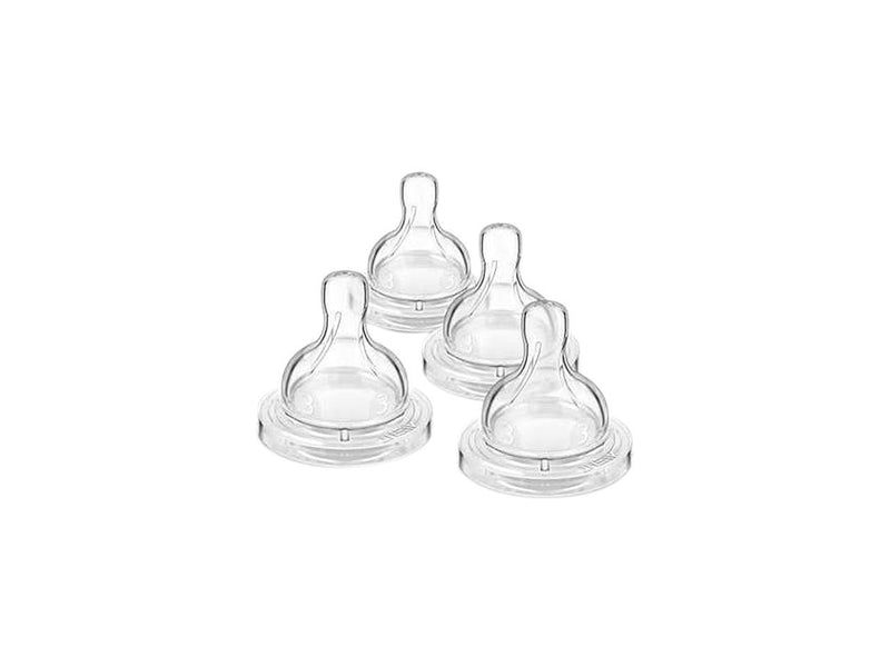 Philips Avent Anti-colic Baby Bottle Medium Flow Nipple 4pk, SCF423/47