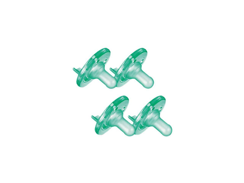 Philips Avent Soothie 0-3m, Green/Green, 4 Pack, SCF190/41