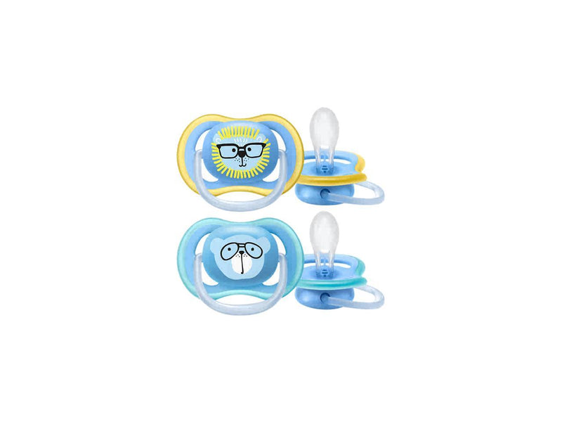 Philips Avent Ultra Air Pacifier, 18+ Months, Blue, 2-pack, SCF349/14