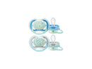 Philips Avent Ultra Air Nighttime Pacifier, 6-18 Months, Blue, 2-pack, SCF376/21