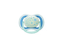 Philips Avent Ultra Air Nighttime Pacifier, 6-18 Months, Blue, 2-pack, SCF376/21