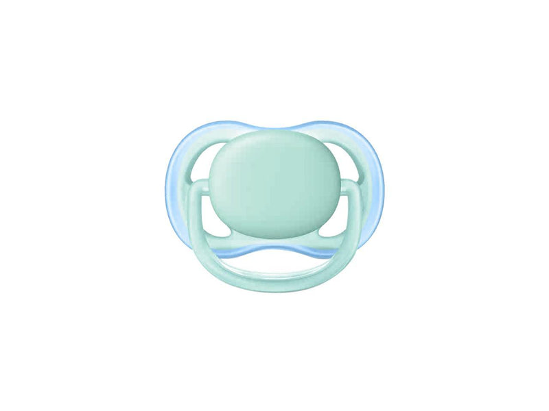 Philips Avent Ultra Air Pacifier, 0-6 Months, Blue/Green, 2-pack, SCF244/20