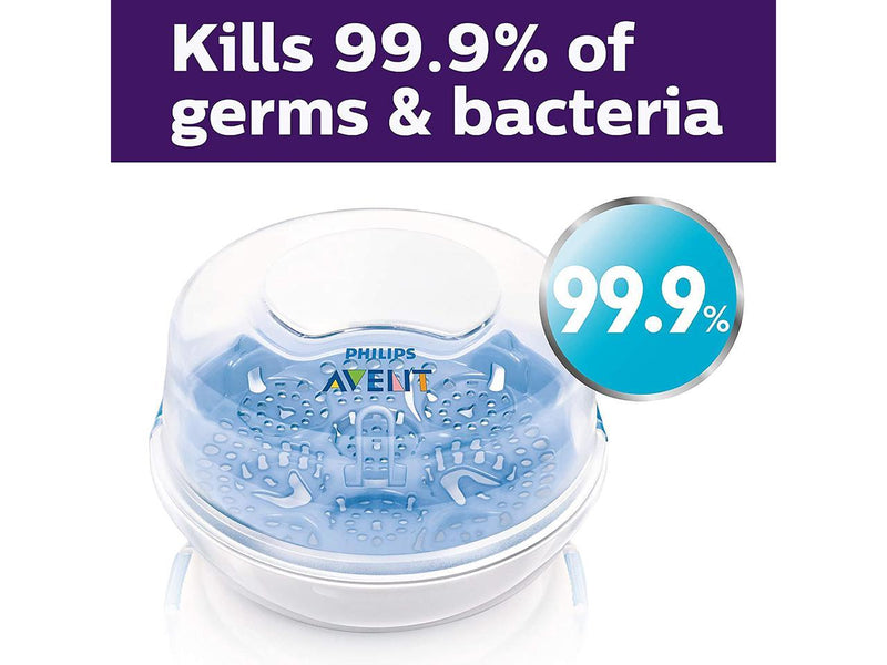 Philips Avent Microwave Steam Sterilizer for Baby Bottles, Pacifiers, Cups and