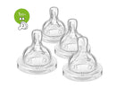 Philips Avent Anti-colic Baby Bottle Slow Flow Nipple, 4pk, SCF422/47