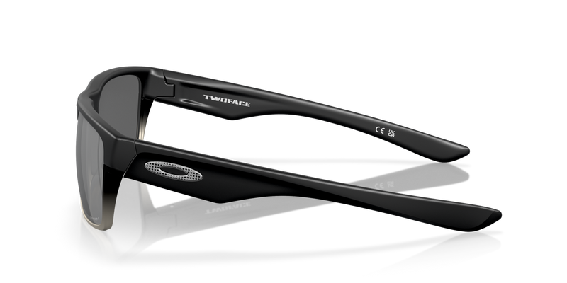OAKLEY TWOFACE OO9256 CHROME IRIDIUM LENSES MATTE BLACK FRAME 60MM - Like New