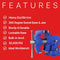 EXXO 5-inch Bench and Pipe Vise Heavy Ductile Iron 50,000 PSI 360 Degree, 8810 - Like New